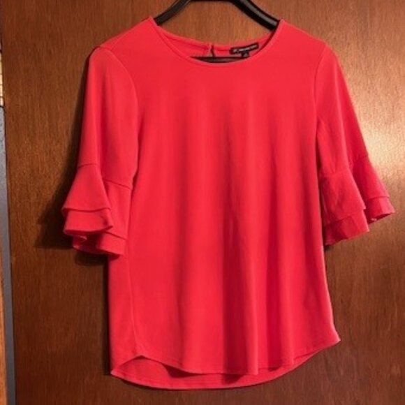 NWT Adrianna Papell Women's Coral Top size small - Picture 1 of 2